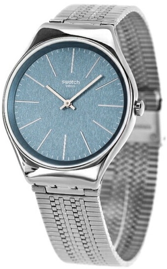 Swatch Damklocka SYXS122GG Classic Bl&aring;/St&aring;l &Oslash;38 mm