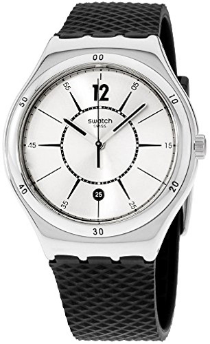 Swatch Herrklocka YWS406 Classic Grå/Gummi Ø41 mm