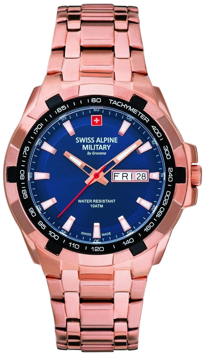 Swiss Alpine Military Herrklocka 7043.1165 Day-Date - Swiss Alpine Military