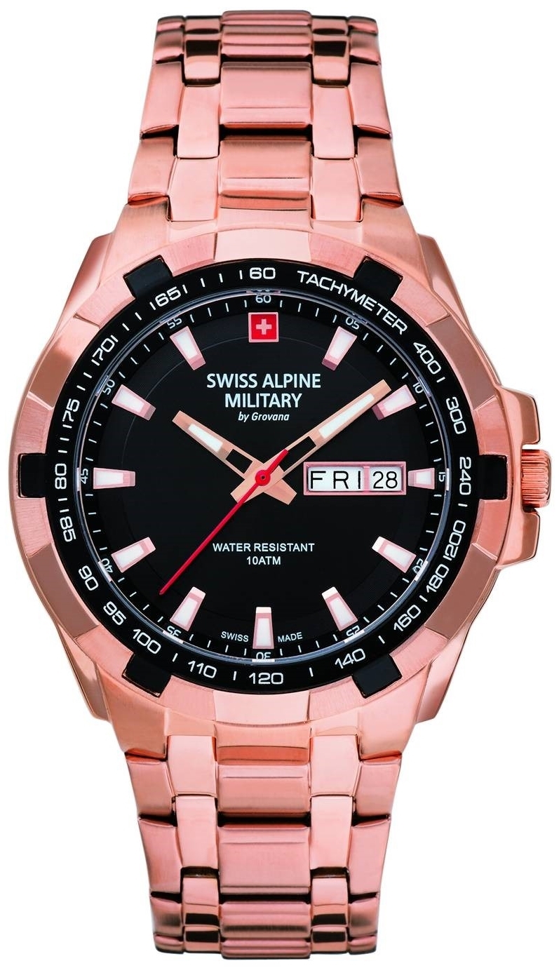 Swiss Alpine Military Herrklocka 7043.1167 Day-Date - Swiss Alpine Military