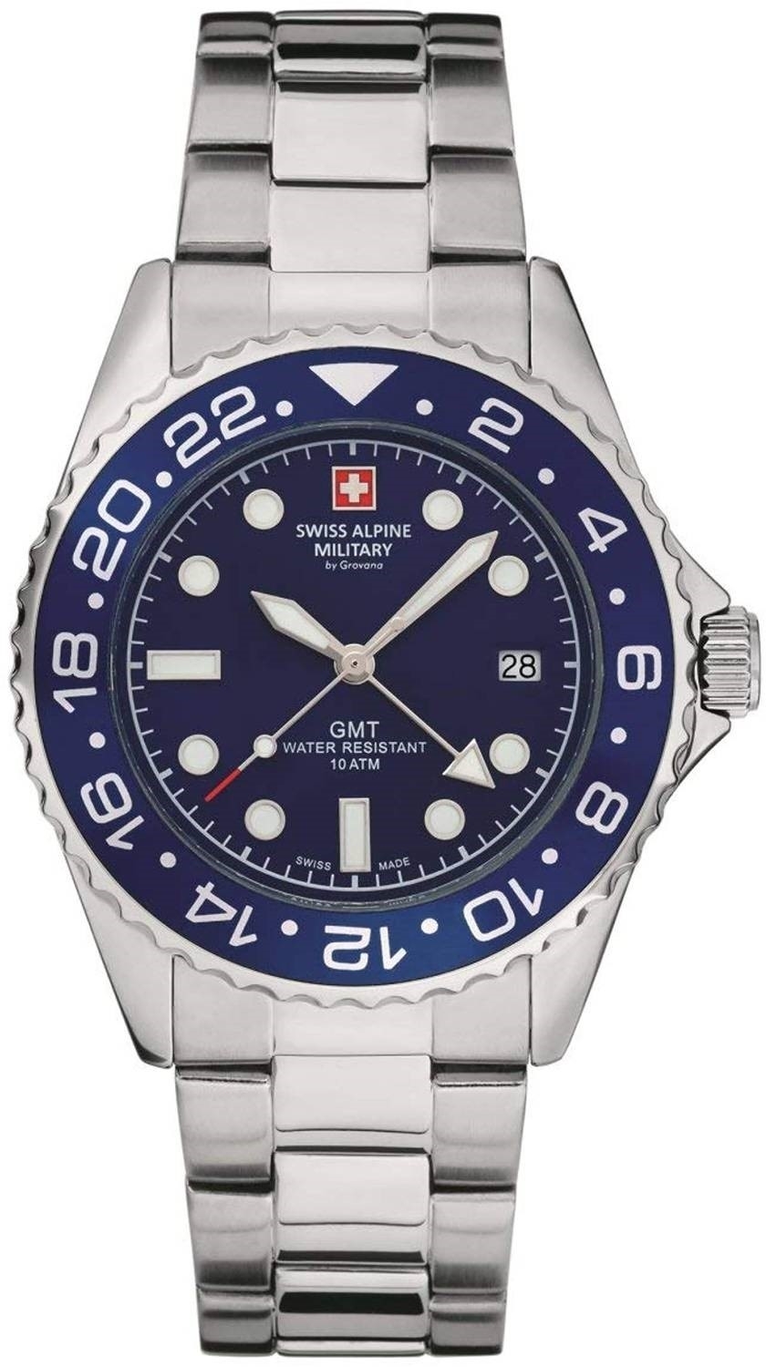 Swiss Alpine Military Herrklocka 7052.1135 Master Diver GMT - Swiss Alpine Military