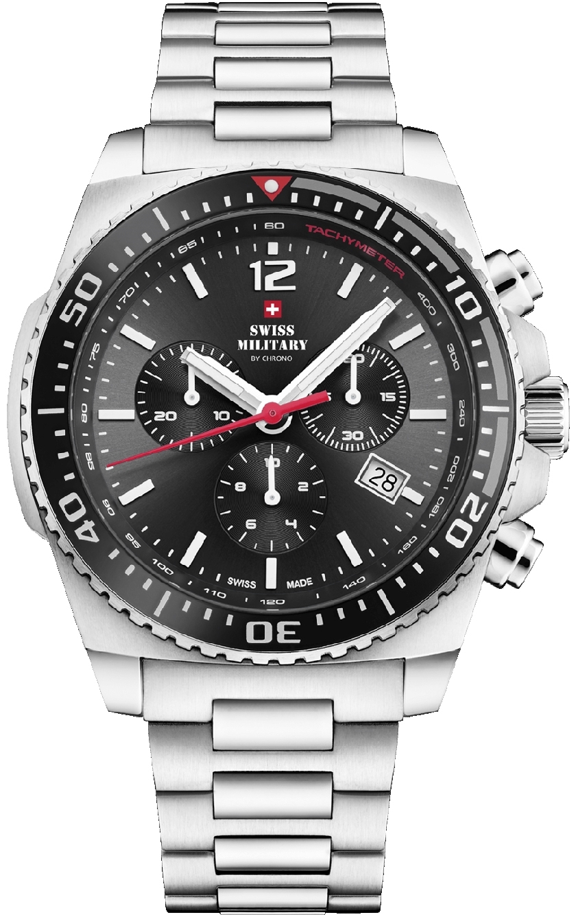 Swiss Military by Chrono Herrklocka SM34093.01 Chronograph