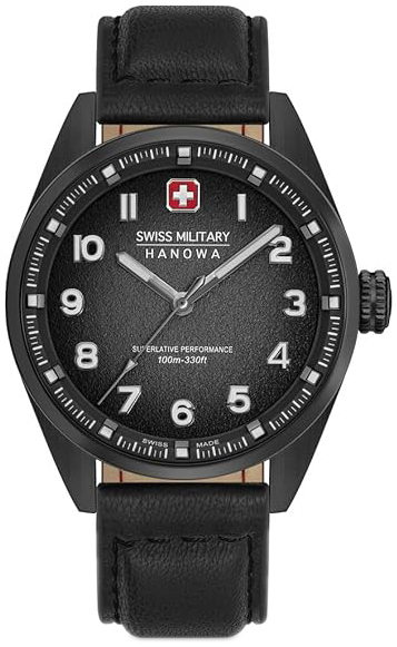 Swiss Military Hanowa Herrklocka SMWGA0001530 Greyhound Gr&aring;/L&auml;der