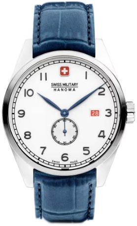 Swiss Military Hanowa Herrklocka SMWGB0000702 Lynx Vit/Läder Ø42 mm - Swiss Military Hanowa
