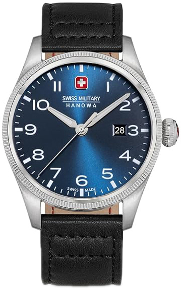 Swiss Military Hanowa Herrklocka SMWGB0000805 Thunderbolt Bl&aring;/L&auml;der
