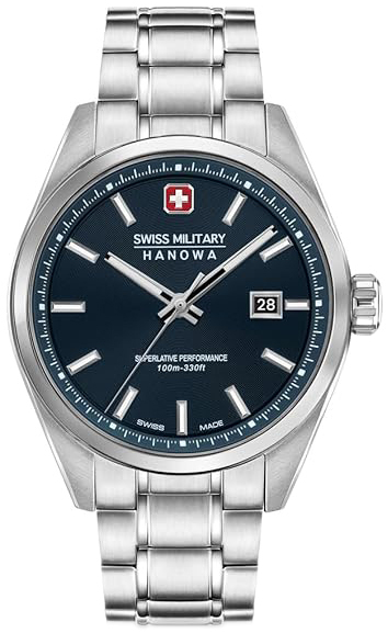 Swiss Military Hanowa Herrklocka SMWGH0004103 Pioneer Bl&aring;/St&aring;l &Oslash;41