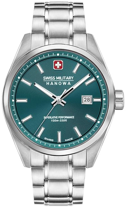Swiss Military Hanowa Herrklocka SMWGH0004104 Pioneer Bl&aring;/St&aring;l &Oslash;41