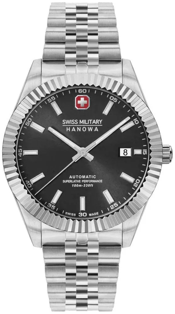 Swiss Military Hanowa Herrklocka SMWGL0002101 Diligenter Svart/St&aring;l