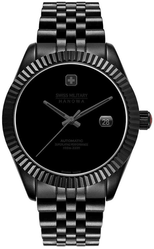 Swiss Military Hanowa Herrklocka SMWGL0005530 Dark Night Svart/St&aring;l