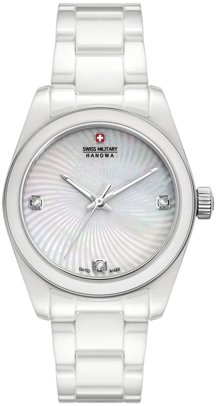 Swiss Military Hanowa Damklocka SMWLG0005101 Hanowa Vit/Keramik Ø32 - Swiss Military Hanowa
