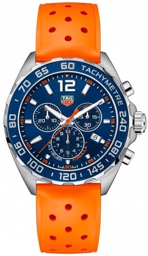 TAG Heuer Herrklocka CAZ1014.FT8028 Formula 1 Blå/Gummi Ø43 mm - TAG Heuer