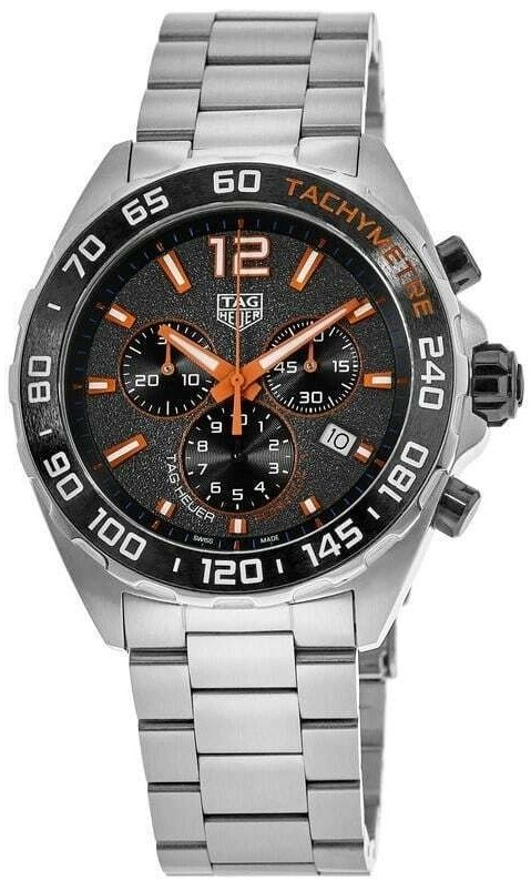 TAG Heuer Herrklocka CAZ101AH.BA0842 Formula 1 Svart/St&aring;l &Oslash;43 mm