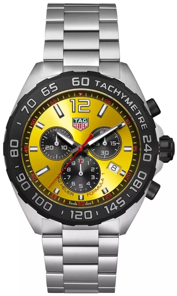 TAG Heuer Herrklocka CAZ101AM.BA0842 Formula 1 Chronograph Gul/Stål - TAG Heuer