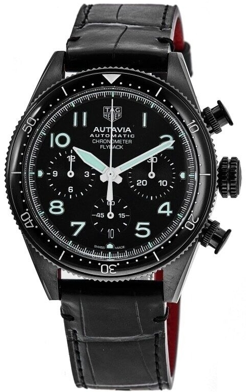 TAG Heuer Herrklocka CBE511C.FC8280 Autavia Svart/Läder Ø42 mm - TAG Heuer