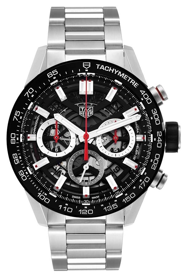 TAG Heuer Herrklocka CBG2010.BA0662 Carrera Svart/Stål Ø43 mm