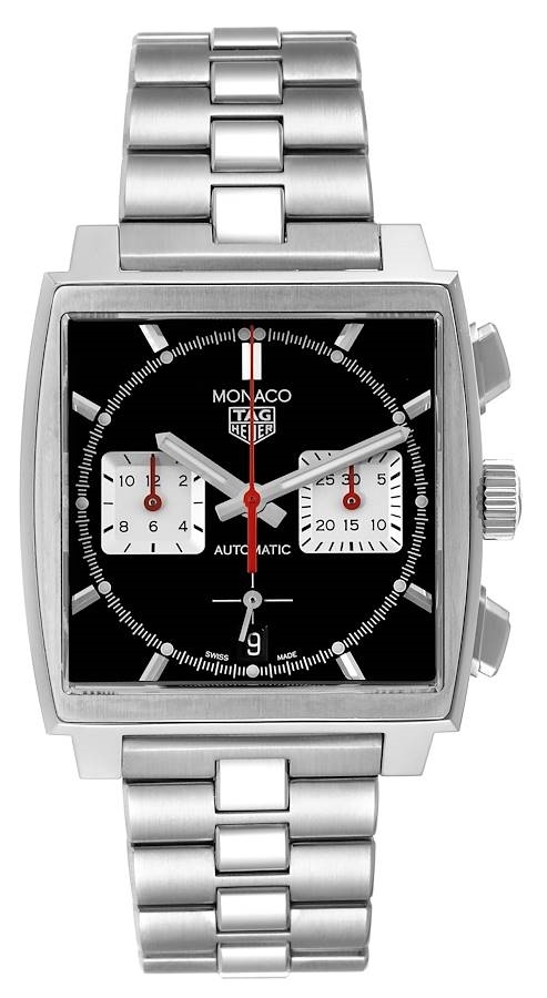 TAG Heuer Herrklocka CBL2113.BA0644 Monaco Svart/Stål - TAG Heuer