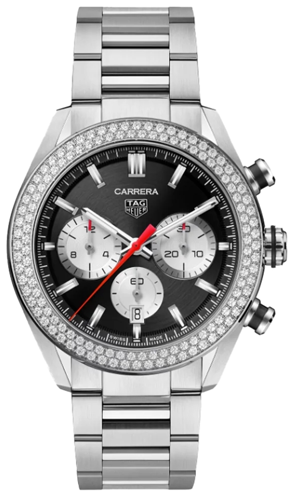 TAG Heuer Herrklocka CBN2A12.BA0643 Carrera Svart/Stål Ø44 mm - TAG Heuer