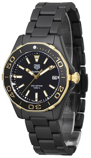 TAG Heuer Damklocka WAY1321.BH0743 Aquaracer Lady Svart/Keramik Ø35 - TAG Heuer