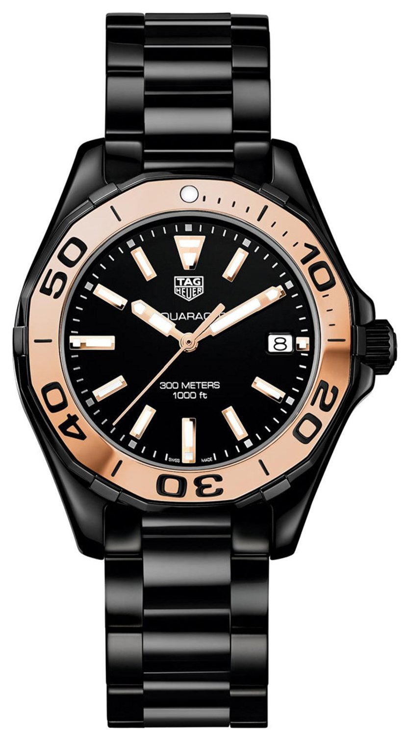 TAG Heuer Damklocka WAY1355.BH0716 Aquaracer Lady Svart/Keramik &Oslash;35