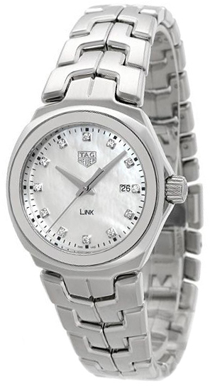 TAG Heuer Damklocka WBC1312.BA0600 Link Damklockor Vit/Stål Ø32 mm - TAG Heuer