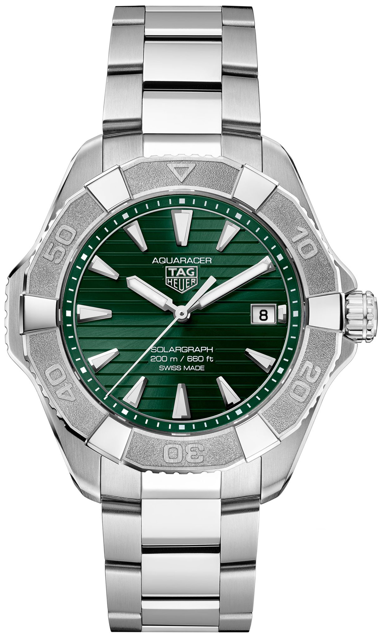 TAG Heuer Herrklocka WBP1118.BA0047 Aquaracer Gr&ouml;n/St&aring;l &Oslash;40 mm