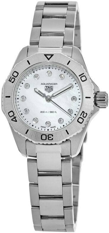 TAG Heuer Damklocka WBP1416.BA0622 Aquaracer Professional Vit/Stål - TAG Heuer