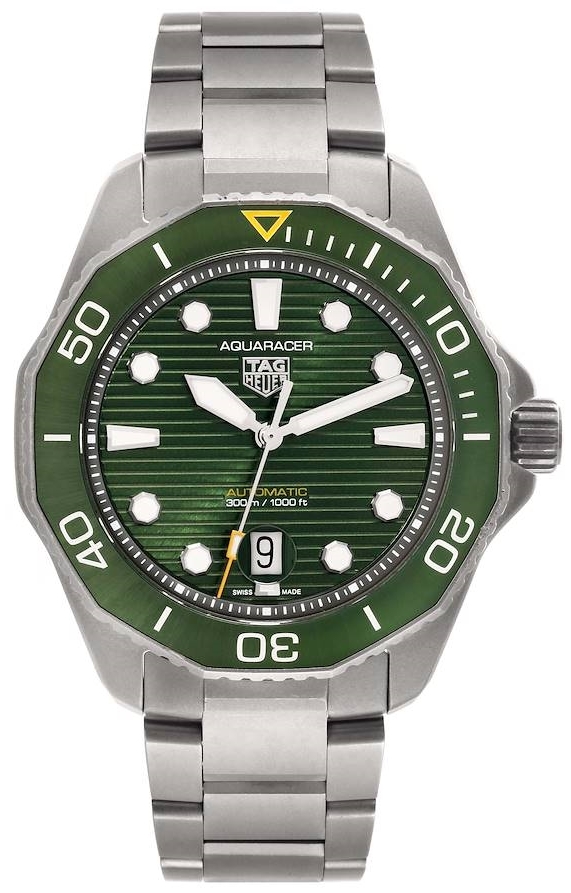 TAG Heuer Herrklocka WBP208B.BF0631 Aquaracer Grön/Titan Ø43 mm - TAG Heuer