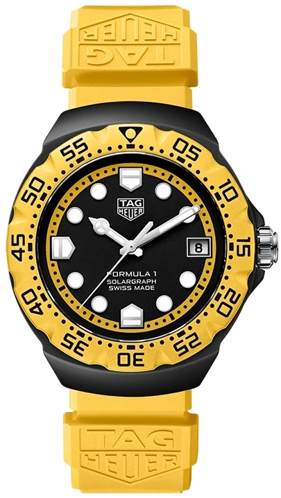 TAG Heuer WBY1117.FT8087 Formula 1 Solargraph Svart/Gummi Ø38 mm - TAG Heuer