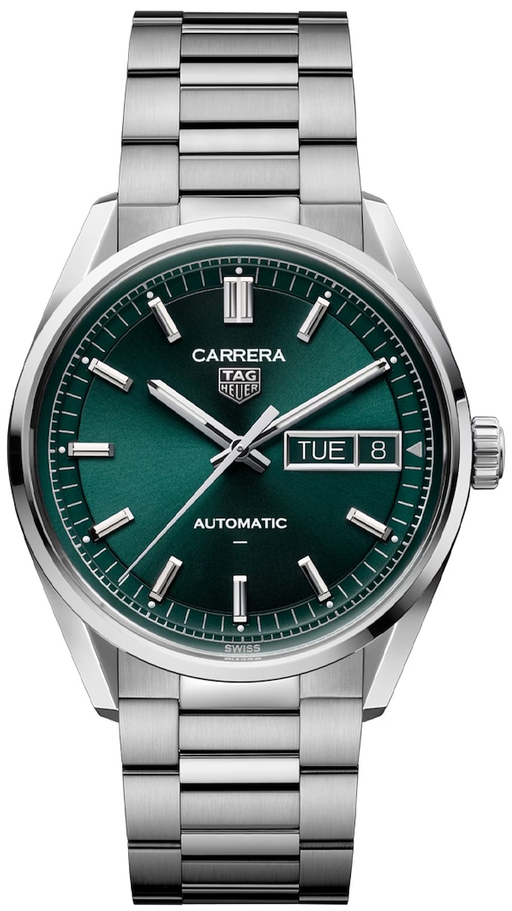 TAG Heuer Herrklocka WDA2115.BA0043 Carrera Gr&ouml;n/St&aring;l &Oslash;41 mm