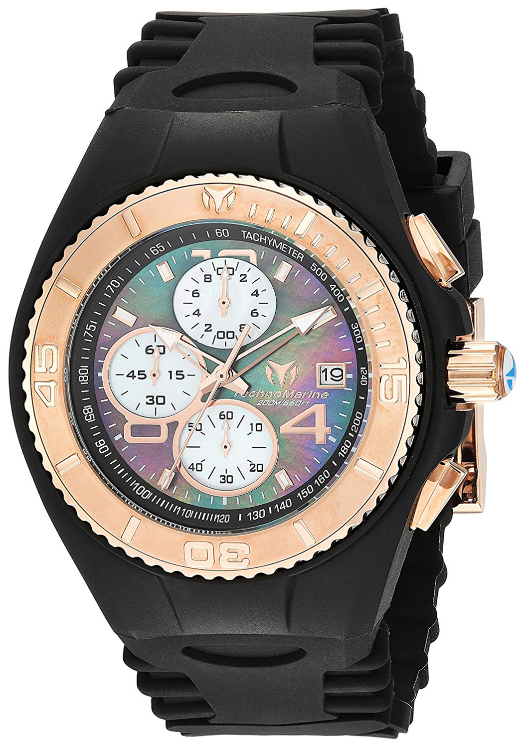 Technomarine Herrklocka TM-115350 Cruise Jellyfish Svart/Gummi Ø46 mm - Technomarine