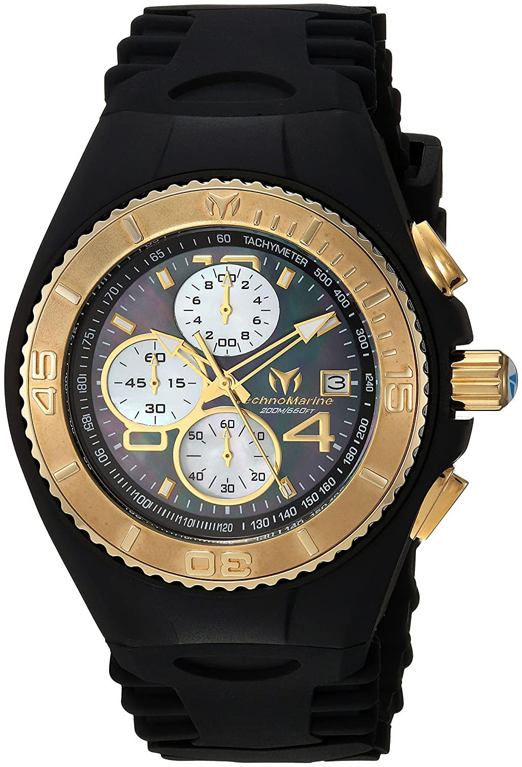 Technomarine Herrklocka TM-115352 Grå/Gummi Ø46 mm - Technomarine