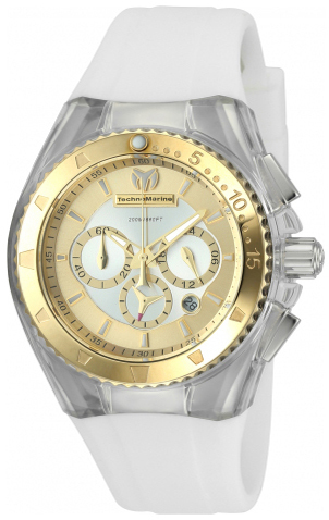 Technomarine Damklocka TM-116002 Guld/Gummi Ø37 mm - Technomarine