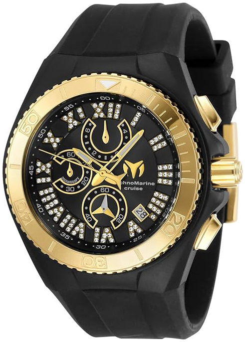 Technomarine Herrklocka TM-119016 Cruise Star Svart/Gummi Ø46.65 mm - Technomarine