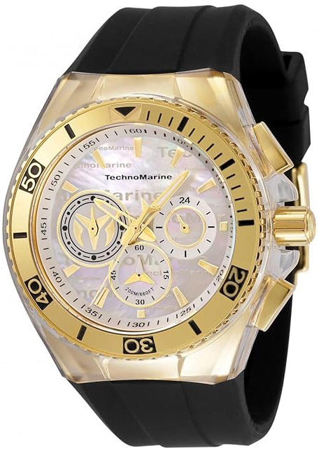 Technomarine Herrklocka TM-120022 Cruise California Vit/Gummi &Oslash;46.65