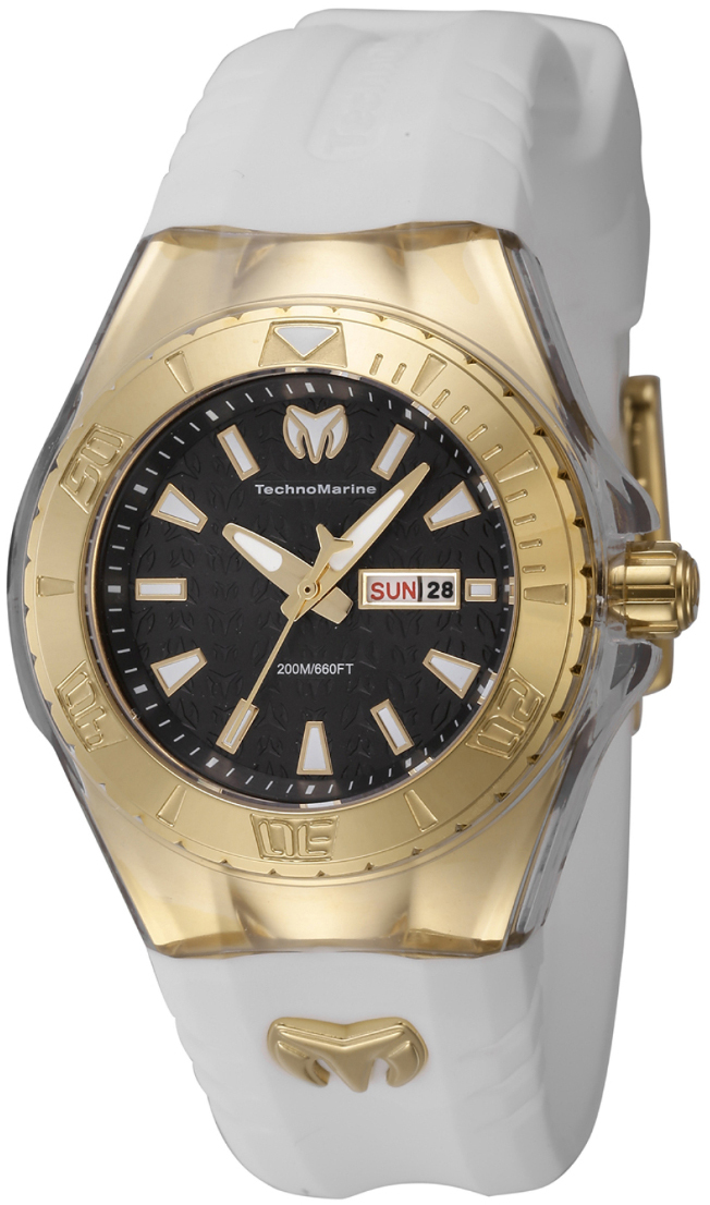 Technomarine Damklocka TM-122022 Cruise Monogram Svart/Gummi Ø36 mm - Technomarine