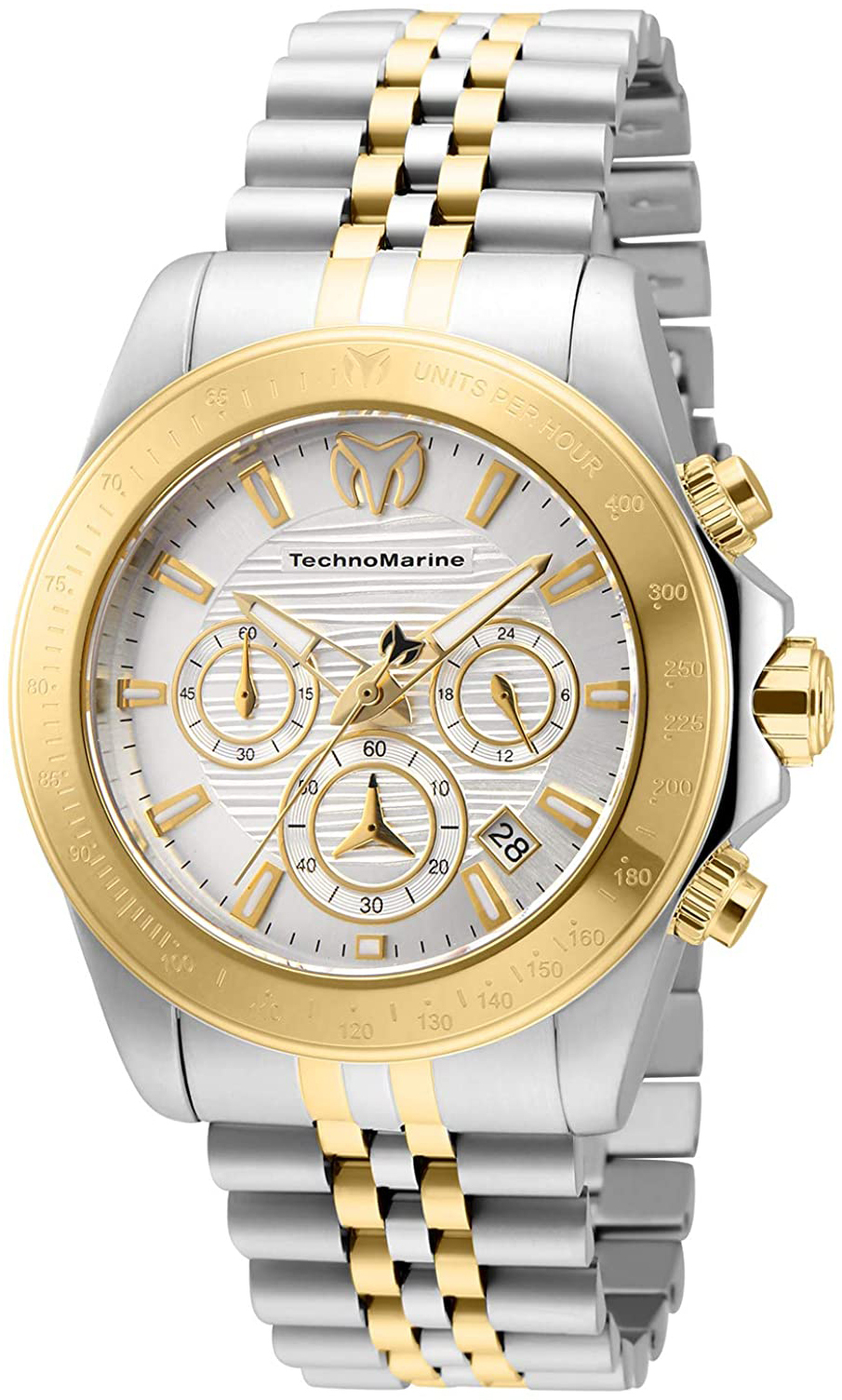 Technomarine Herrklocka TM-219020 Silverfärgad/Gulguldtonat stål