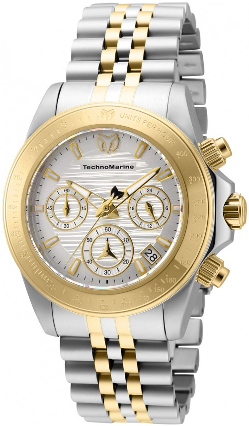 Technomarine Damklocka TM-219027 Manta Ray Silverf&auml;rgad/Gulguldtonat