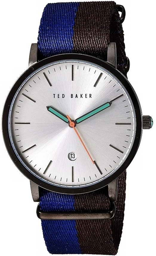 Ted Baker Herrklocka 10026315 Graham Silverfärgad/Gummi Ø41 mm - Ted Baker