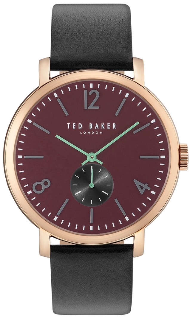Ted Baker Herrklocka 10031516 Oliver Röd/Läder Ø43 mm - Ted Baker