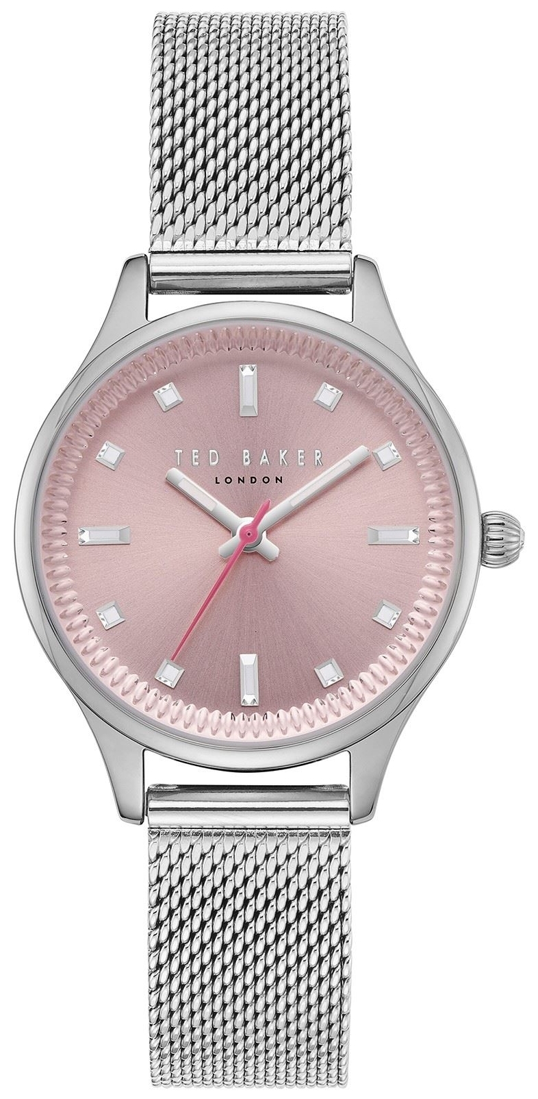 Ted Baker Damklocka TE50650001 Classic Rosa/Stål Ø32 mm - Ted Baker