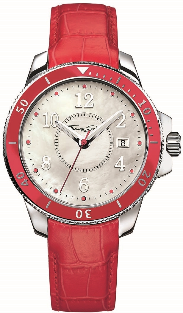 Thomas Sabo AIR-WA0122 Vit/Läder Ø44 mm - Thomas Sabo