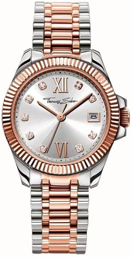 Thomas Sabo Damklocka WA0219-272-201 Silverfärgad/Roséguldstonat - Thomas Sabo