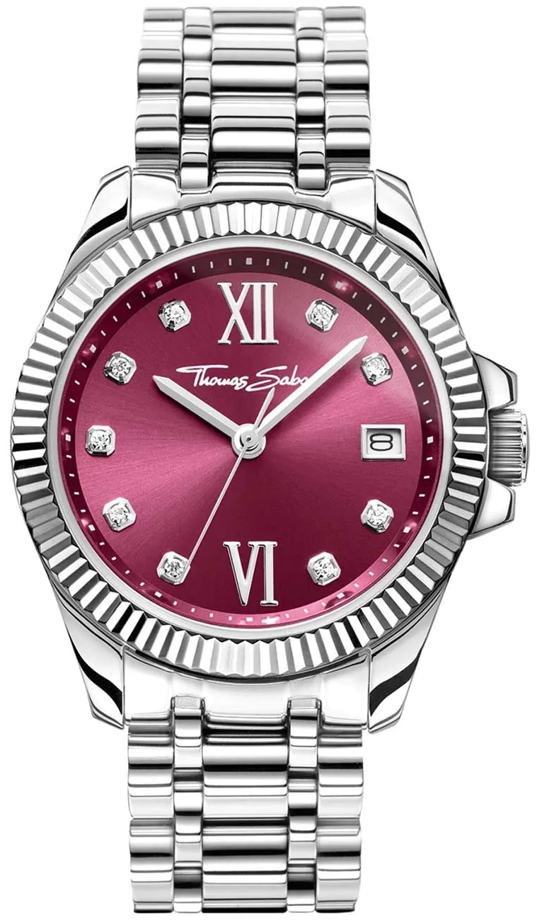 Thomas Sabo Damklocka WA0407-201-212 Divine Rosa/Stål Ø33 mm - Thomas Sabo