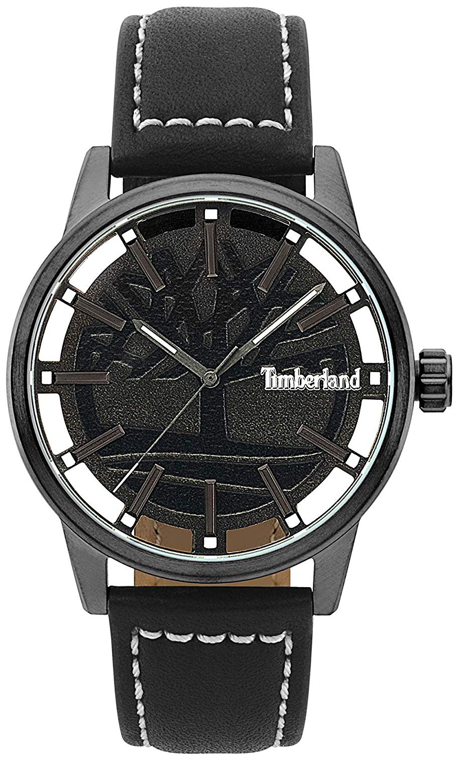 Timberland Herrklocka 15362JSU/02 Svart/Läder Ø41 mm - Timberland