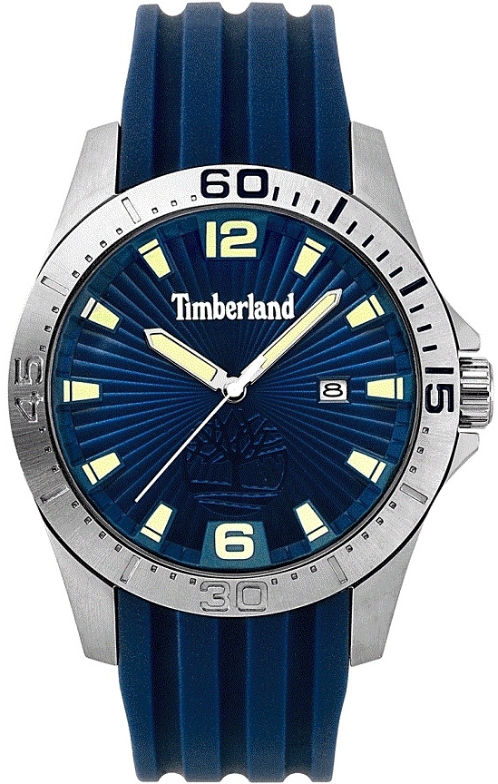 Timberland Herrklocka TBL15352JS.03P Dennett Blå/Plast Ø47 mm - Timberland