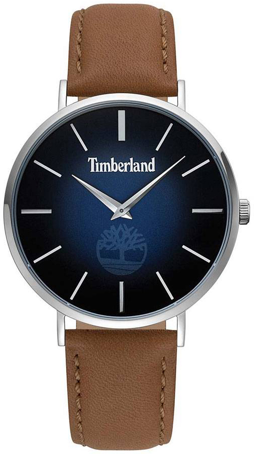Timberland Herrklocka TBL15514JS03 Bl&aring;/L&auml;der &Oslash;42 mm