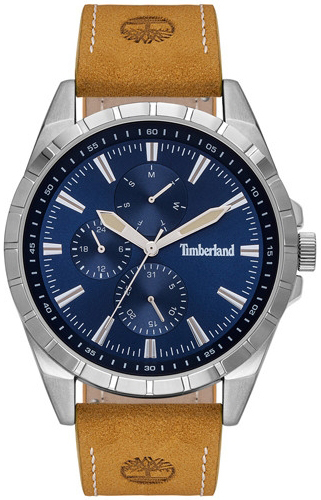 Timberland Herrklocka TBL15909JYS03AS Classic Blå/Läder Ø48 mm - Timberland