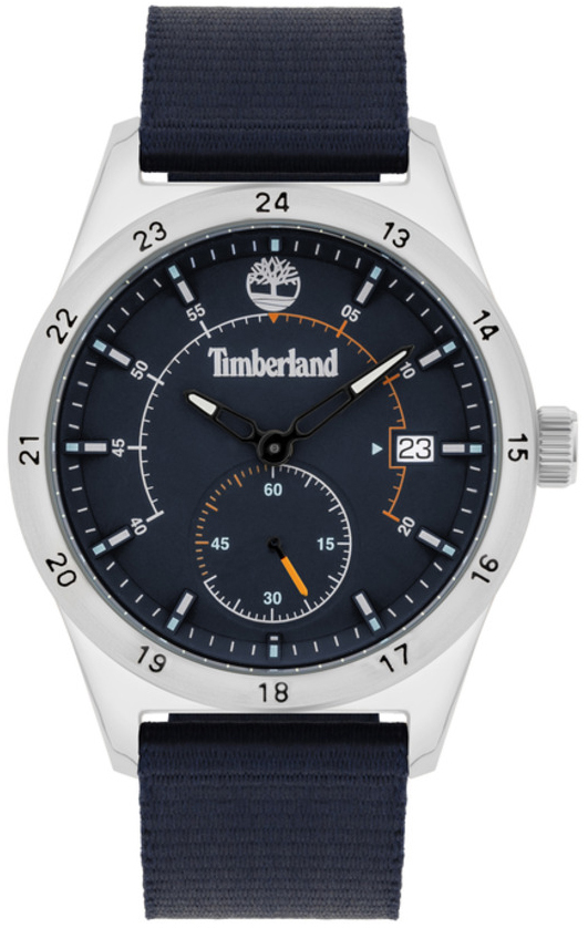 Timberland Herrklocka TBL15948JYS03 Boynton Blå/Textil Ø45 mm - Timberland
