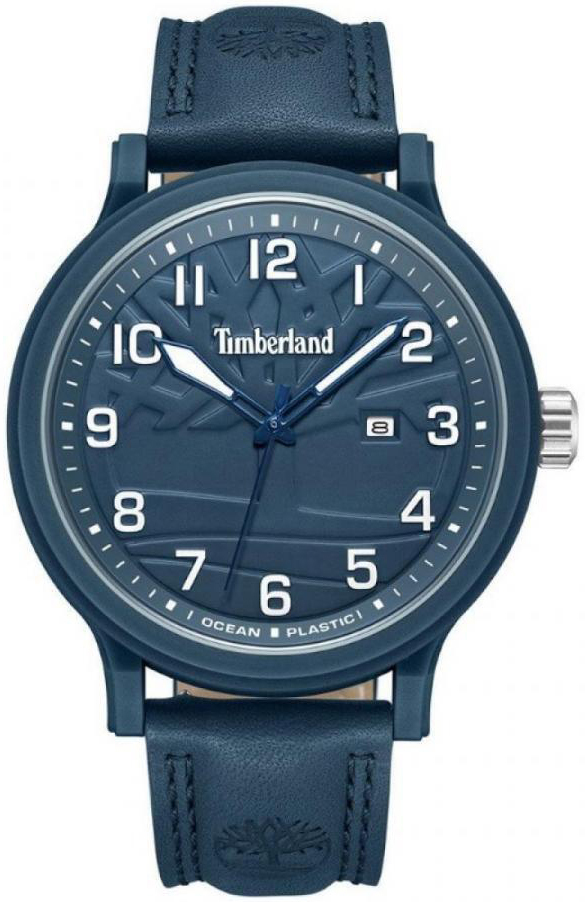 Timberland Herrklocka TDWGB0010701 Driscoll Blå/Läder Ø46 mm - Timberland