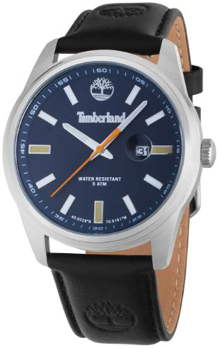 Timberland Herrklocka TDWGB0010802 Orford Blå/Läder Ø45 mm